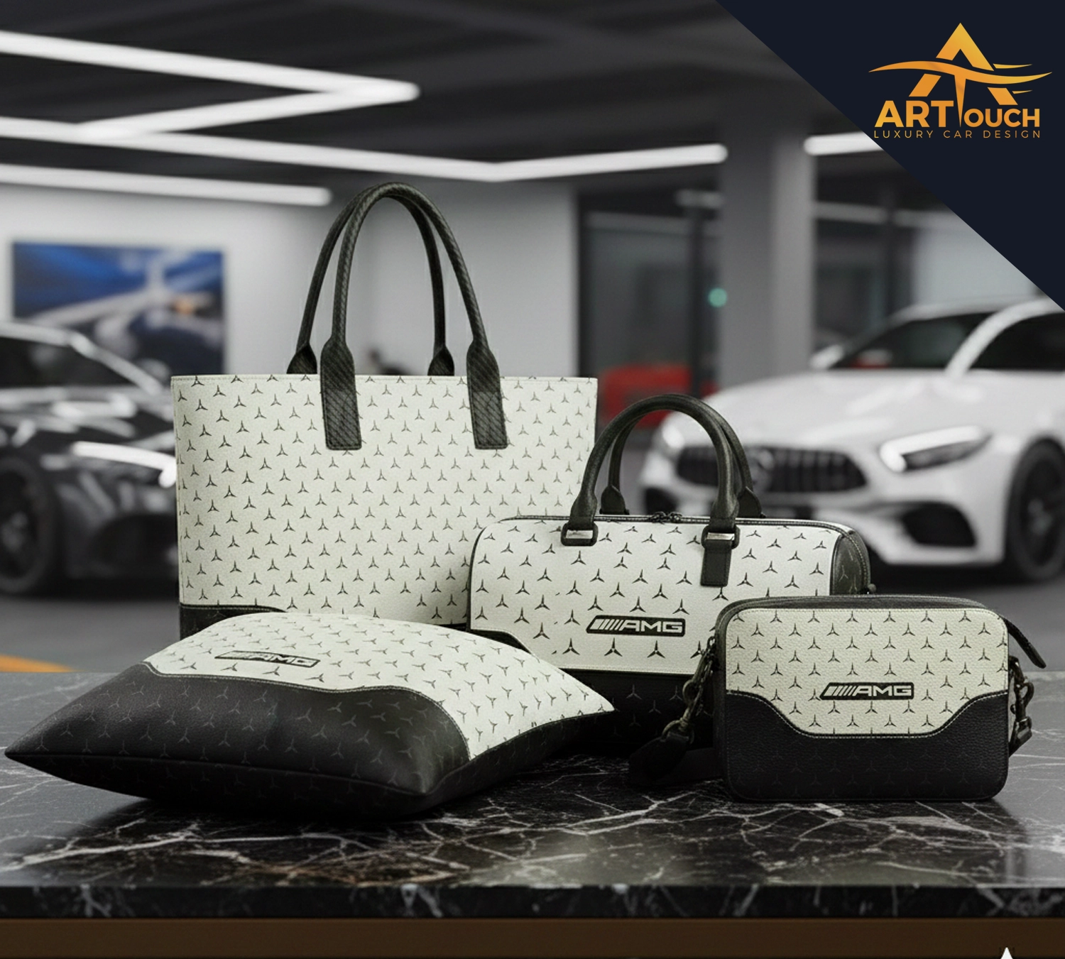 Custom White & Black Bags Collection